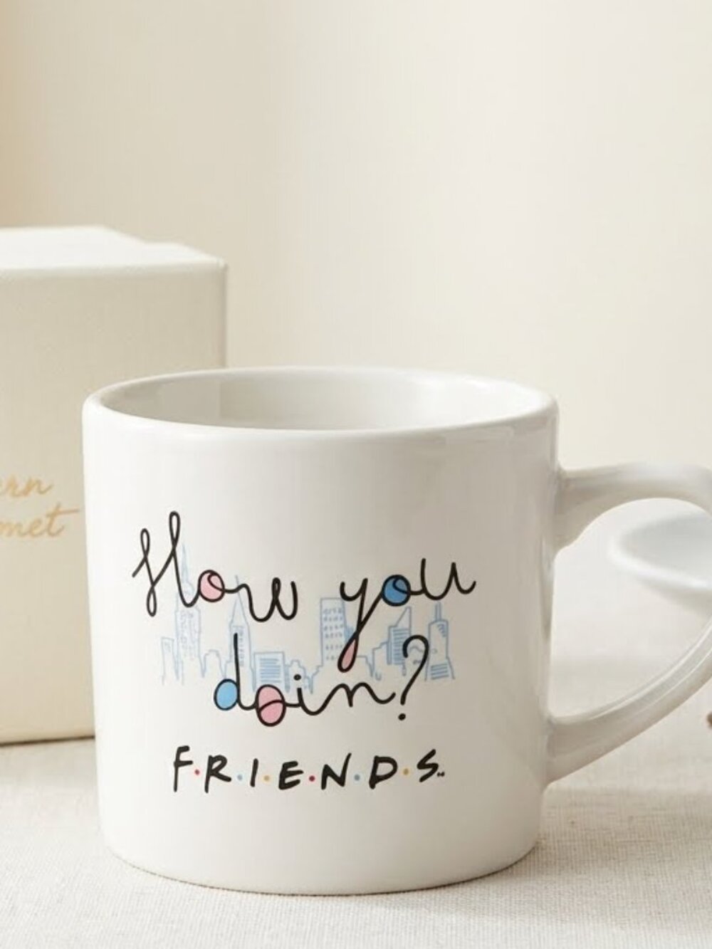 Friends TV Show Mug Modern Gourmet Foods Joey "How You Doin?" Coffee Cup